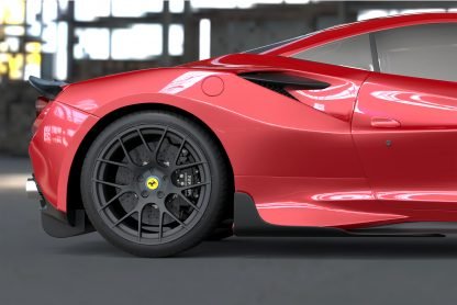 Bas de caisse latéraux en fibre de carbone de DMC pour Ferrari F8 Tributo Coupé et Spider d'origine - KDMPARTS EUROPE TUNING STORE