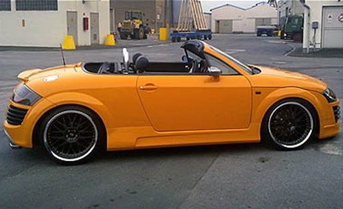 BAS DE CAISSE LATÉRAUX POUR AUDI TT 8N CABRIOLET ( 98 - 05 ) STYLE R8 - KDMPARTS EUROPE TUNING STORE