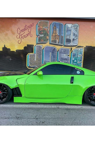 Bas de caisse latéraux pour Nissan 350Z 2003 - 2008 Style 357Mag polyuréthane - KDMPARTS EUROPE TUNING STORE