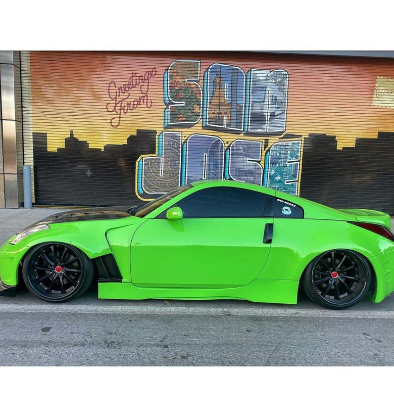 Bas de caisse latéraux pour Nissan 350Z 2003 - 2008 Style 357Mag polyuréthane - KDMPARTS EUROPE TUNING STORE