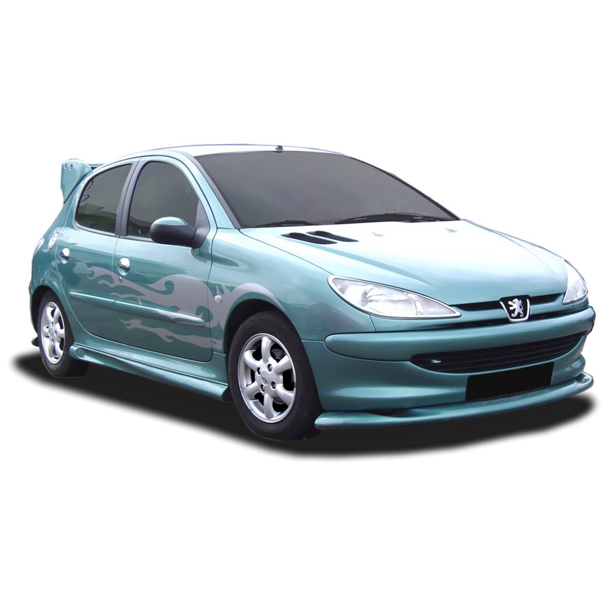 Bas de caisse latéraux pour Peugeot 206 (98 - 08) – Look sport - KDMPARTS EUROPE TUNING STORE