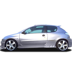 Bas de caisse latéraux pour Peugeot 206 (98 - 08) – Look Wild 2 - KDMPARTS EUROPE TUNING STORE