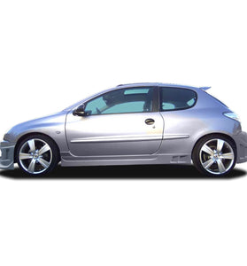 Bas de caisse latéraux pour Peugeot 206 (98 - 08) – Look Wild - KDMPARTS EUROPE TUNING STORE