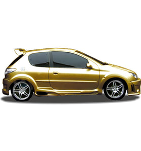 Bas de caisse latéraux pour Peugeot 206 (98 - 08) – Look Wolverine - KDMPARTS EUROPE TUNING STORE