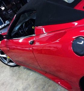 Bouchon de réservoir de carburant pour Ferrari F430 Spider / 16M 2004 - 2009 en fibre de Carbone haute brillance - KDMPARTS EUROPE TUNING STORE