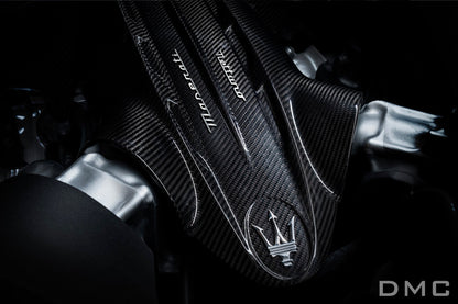 Caches de compartiment moteur en fibre de carbone de DMC pour Maserati MC20 Coupé et Spider Cielo - KDMPARTS EUROPE TUNING STORE