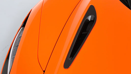 Cadres d'aérations de capot avant en fibre de carbone de DMC pour McLaren 720S Coupé, Spyder, compatible avec le modèle 765LT - KDMPARTS EUROPE TUNING STORE