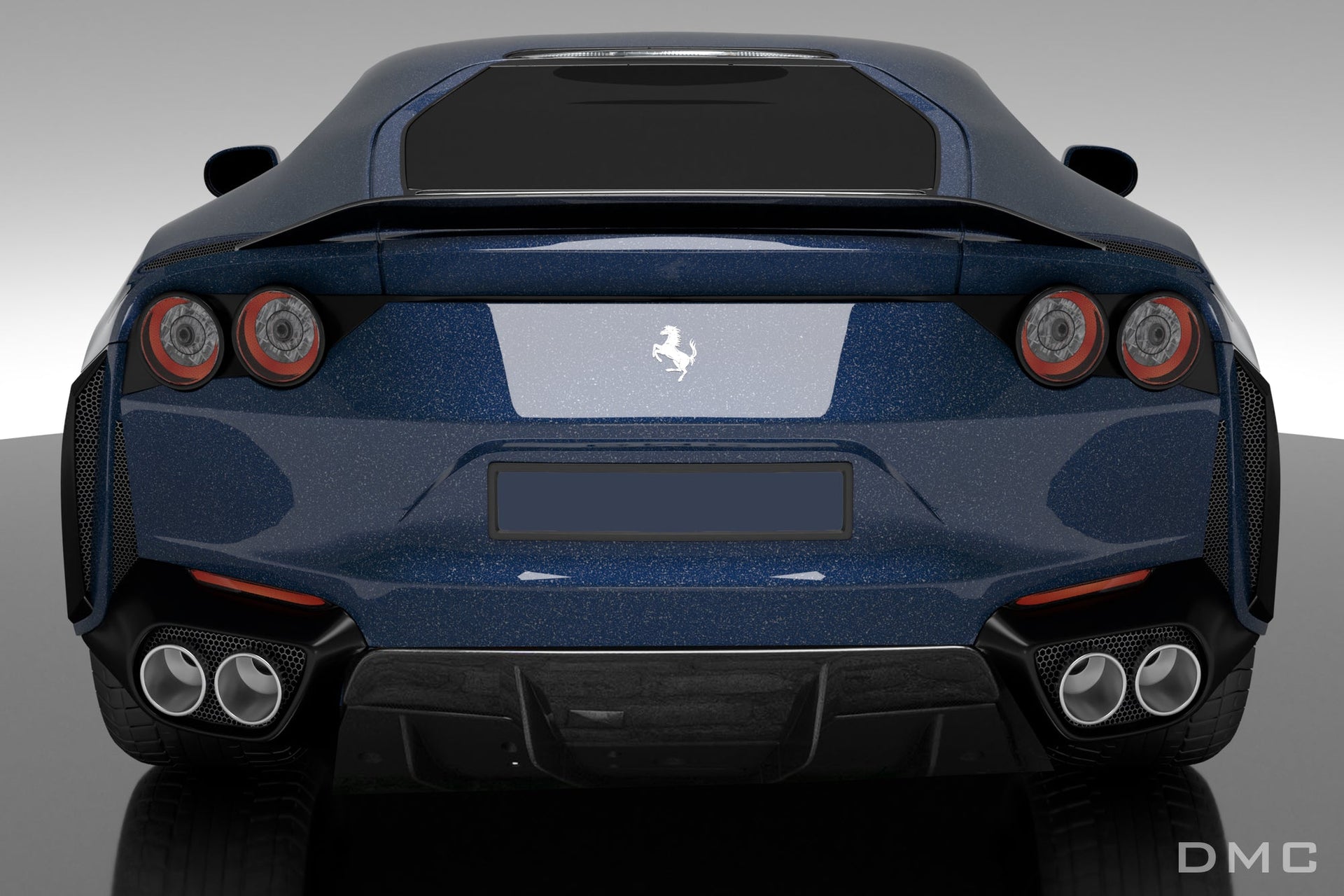 Cadres de feux antibrouillard arrière en fibre de carbone de DMC pour Ferrari 812 Superfast SF et GTS - KDMPARTS EUROPE TUNING STORE