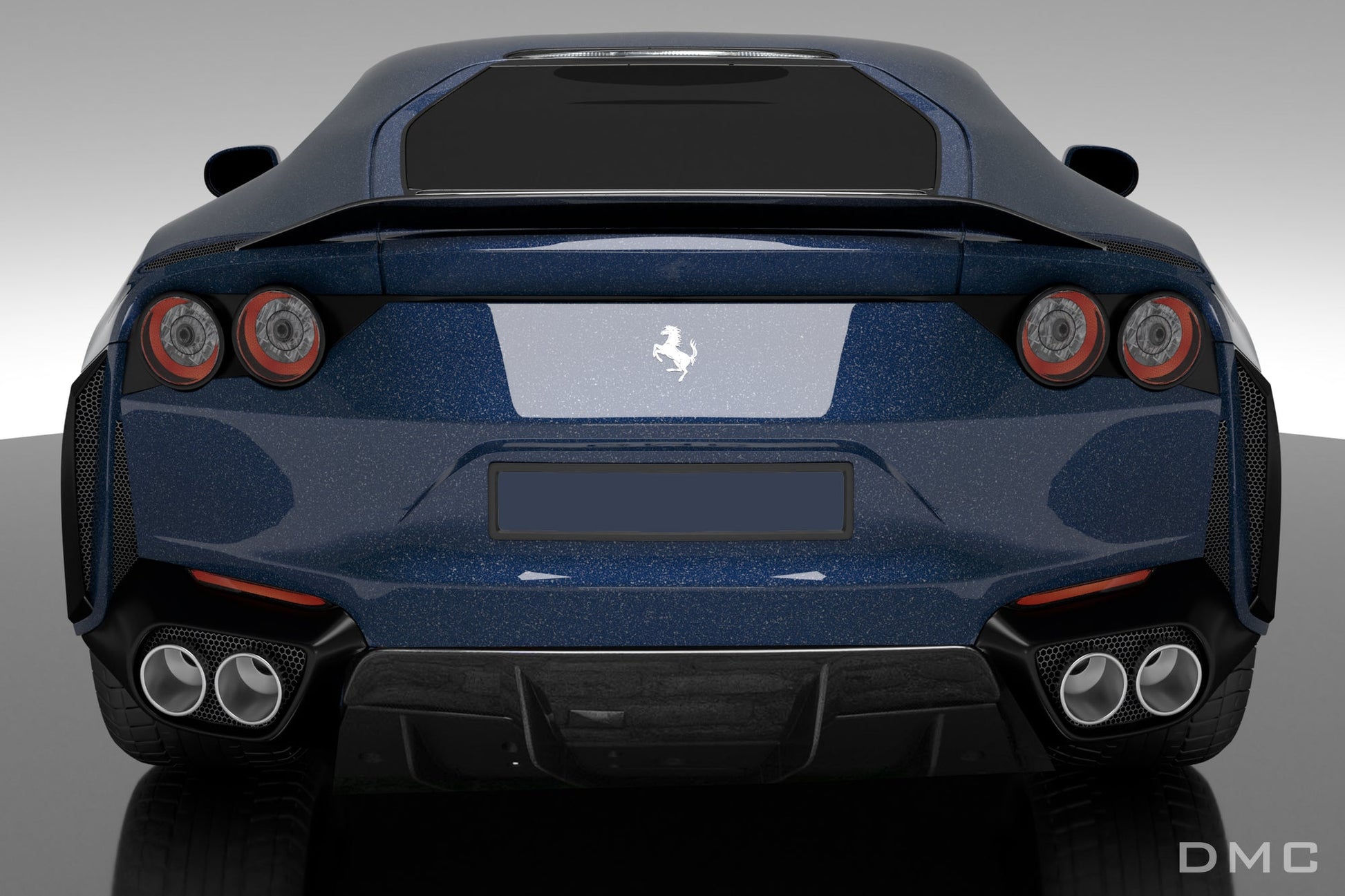 Cadres de feux antibrouillard arrière en fibre de carbone de DMC pour Ferrari 812 Superfast SF et GTS - KDMPARTS EUROPE TUNING STORE