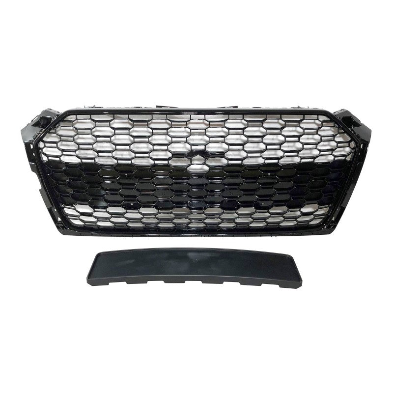Calandre Avant pour Audi A5 18-20 Look RS5 Noire brillante Caméra - MS accessoires Auto