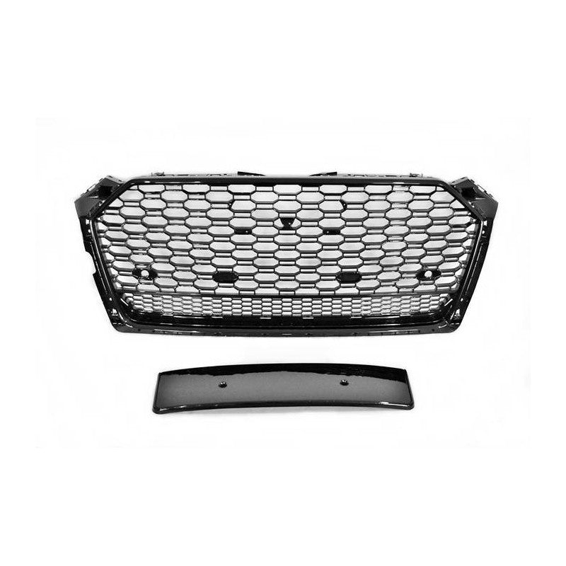 Grille de calandre pour Audi A5 2017 Look RS5 Noire - MS accessoires Auto