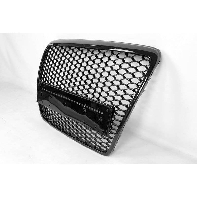 Grille de calandre avant en noir pour Audi A6 '04-08 C6 - MS accessoires Auto