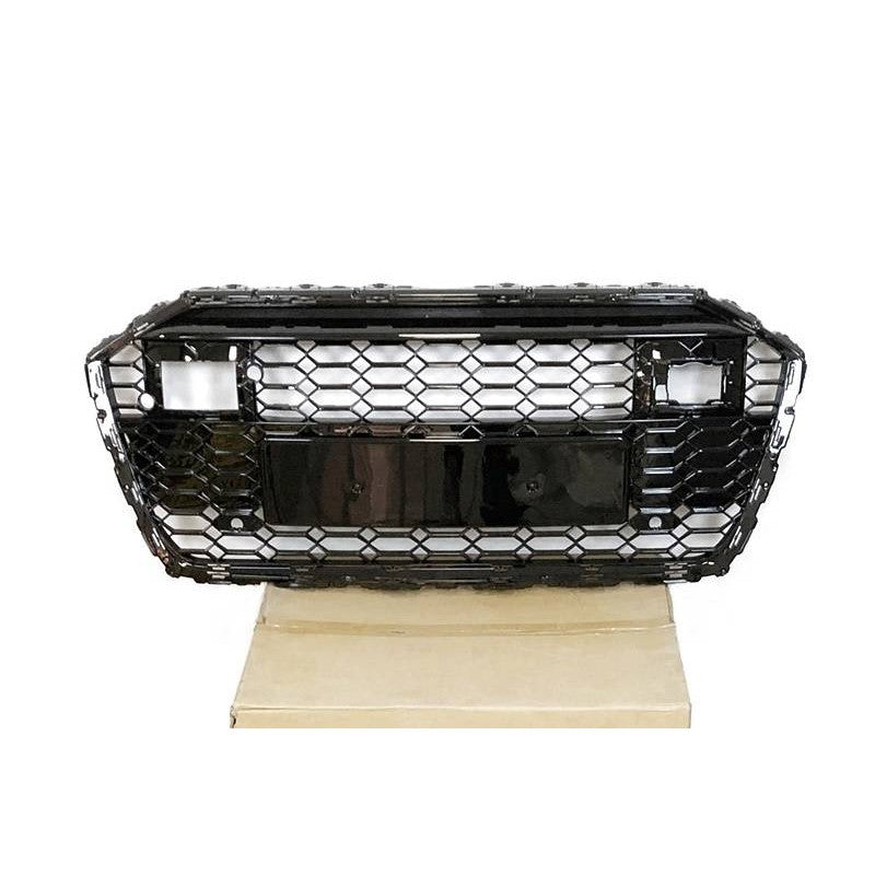 Calandre Avant pour AUDI A6 2020 C8 Look RS6 Noire - MS accessoires Auto
