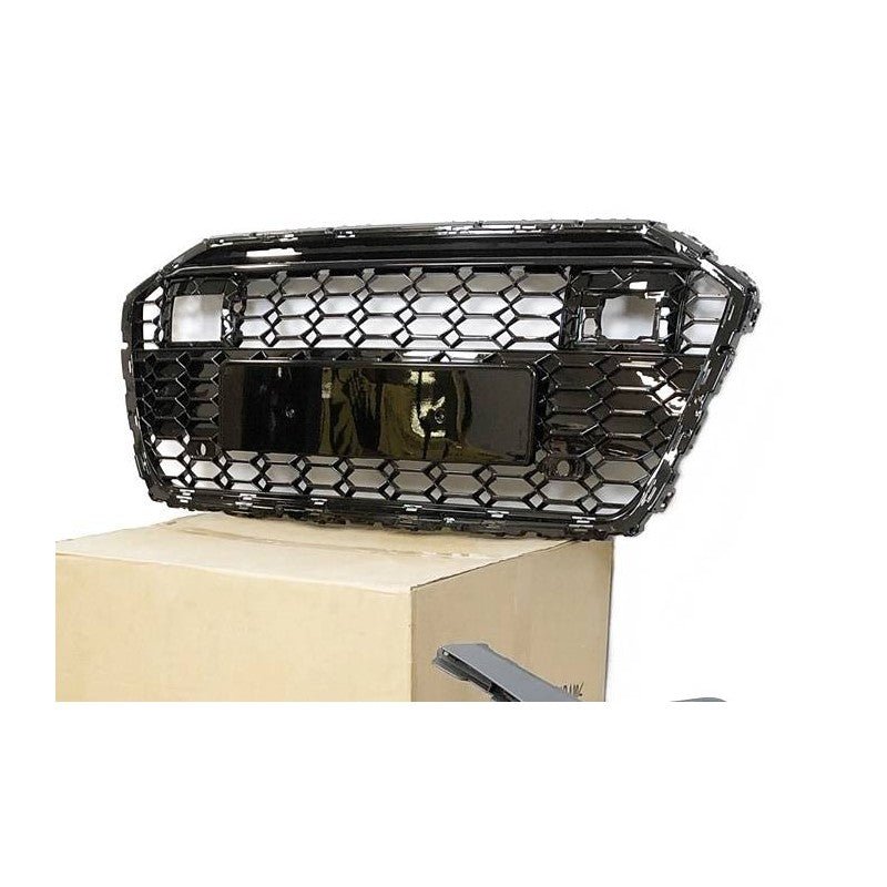 Calandre Avant pour AUDI A6 2020 C8 Look RS6 Noire - MS accessoires Auto