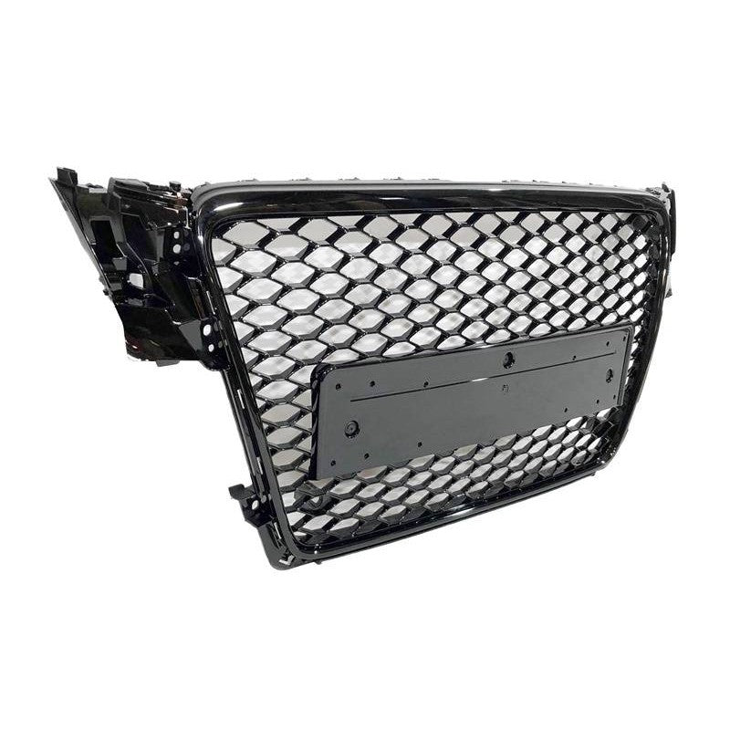 Grille de calandre en noire pour Audi A4 Look RS4 B8 2009-2012 - MS accessoires Auto