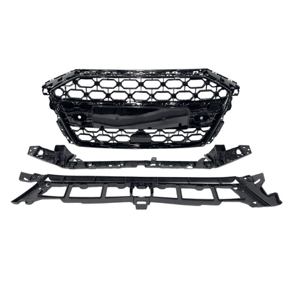 Calandre Avant pour Audi A3 2021+ Look RS3 Black - KDMPARTS EUROPE TUNING STORE