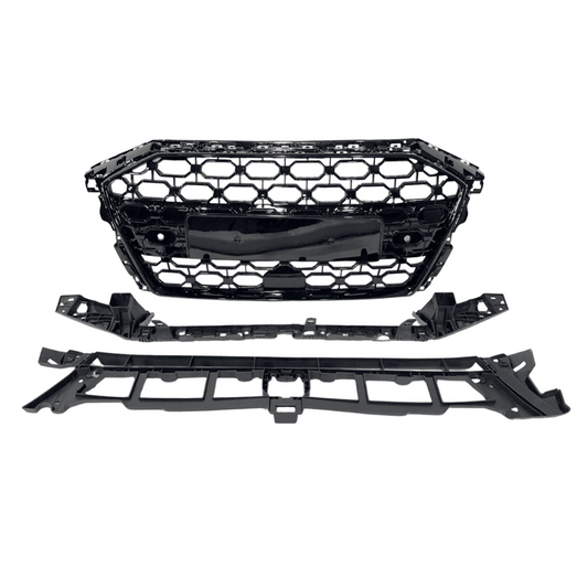 Calandre Avant pour Audi A3 2021+ Look RS3 Black - KDMPARTS EUROPE TUNING STORE