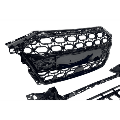 Calandre Avant pour Audi A3 2021+ Look RS3 Black - KDMPARTS EUROPE TUNING STORE