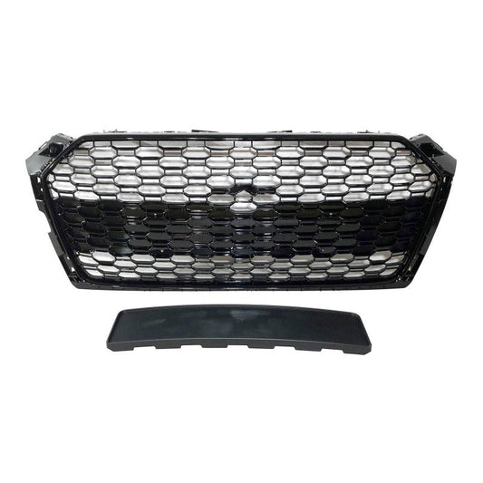Calandre Avant pour Audi A5 18-20 Look RS5 Noire brillante Caméra - KDMPARTS EUROPE TUNING STORE