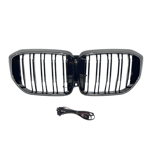 Calandre Avant pour BMW G05 X5 LCI LED Noire Brillante / chromée - KDMPARTS EUROPE TUNING STORE