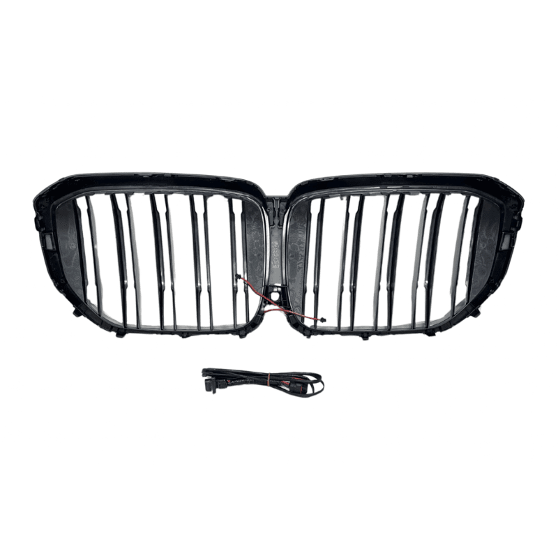 Calandre Avant pour BMW G05 X5 LCI LED Noire Brillante / chromée - KDMPARTS EUROPE TUNING STORE