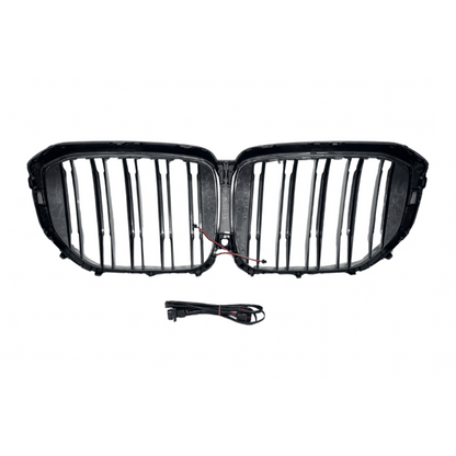 Calandre Avant pour BMW G05 X5 LCI LED Noire Brillante / chromée - KDMPARTS EUROPE TUNING STORE