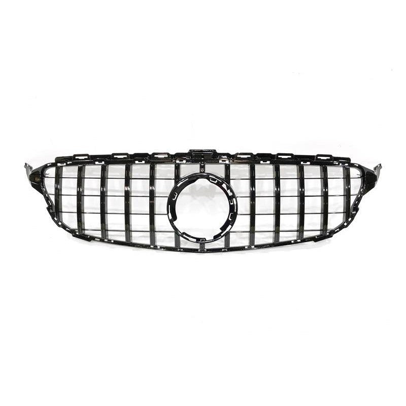 Calandre Avant pour Mercedes W205 2019 Look GT Full Black - KDMPARTS EUROPE TUNING STORE