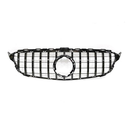 Calandre Avant pour Mercedes W205 2019 Look GT Full Black - KDMPARTS EUROPE TUNING STORE