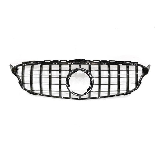 Calandre Avant pour Mercedes W205 2019 Look GT Full Black - KDMPARTS EUROPE TUNING STORE