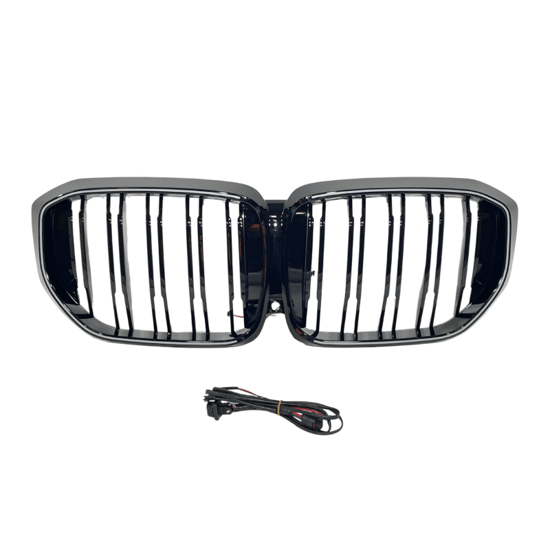 Calandre Avant pour BMW G05 X5 LCI LED Noire Brillante / chromée - MS accessoires Auto