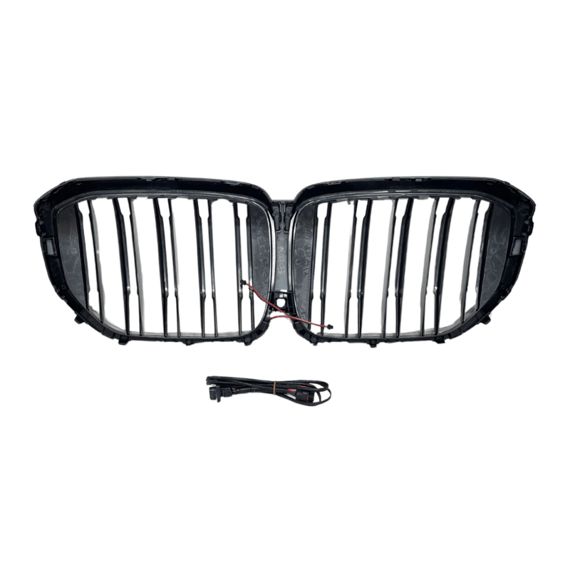 Calandre Avant pour BMW G05 X5 LCI LED Noire Brillante / chromée - MS accessoires Auto