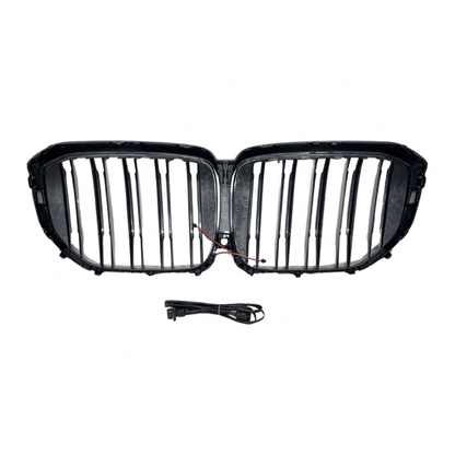 Calandre Avant pour BMW G05 X5 LCI LED Noire Brillante / chromée - MS accessoires Auto
