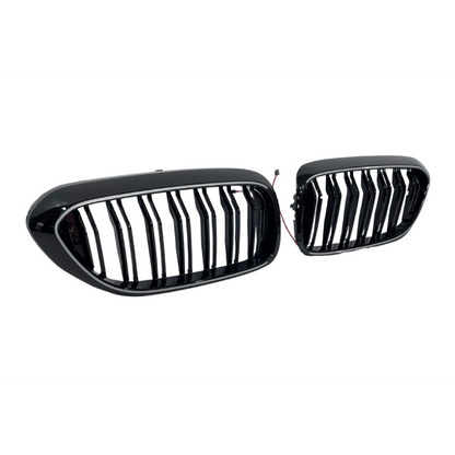 Calandre Avant pour BMW G30 / G31 LED Noire Brillante - MS accessoires Auto