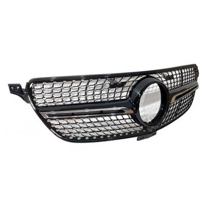 Calandre Avant pour Mercedes GLE Coupe C292 (2015-2018) / GLE W166 SUV (2015-2018) Look Diamond Caméra - MS accessoires Auto
