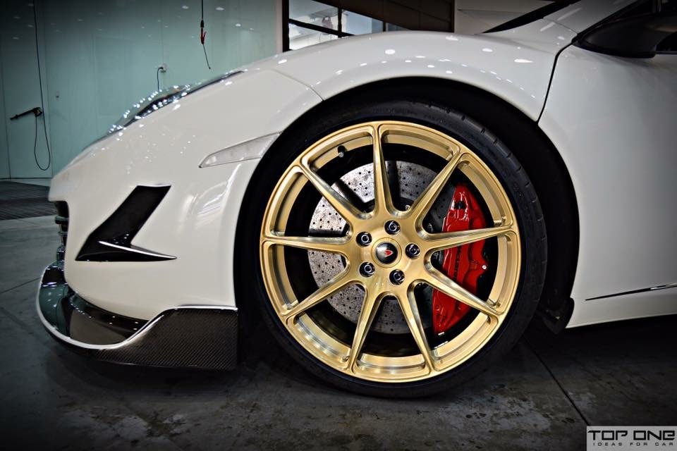 Canards de pare chocs avant en fibre de carbone de DMC pour McLaren 12C MP4 look F1 - KDMPARTS EUROPE TUNING STORE