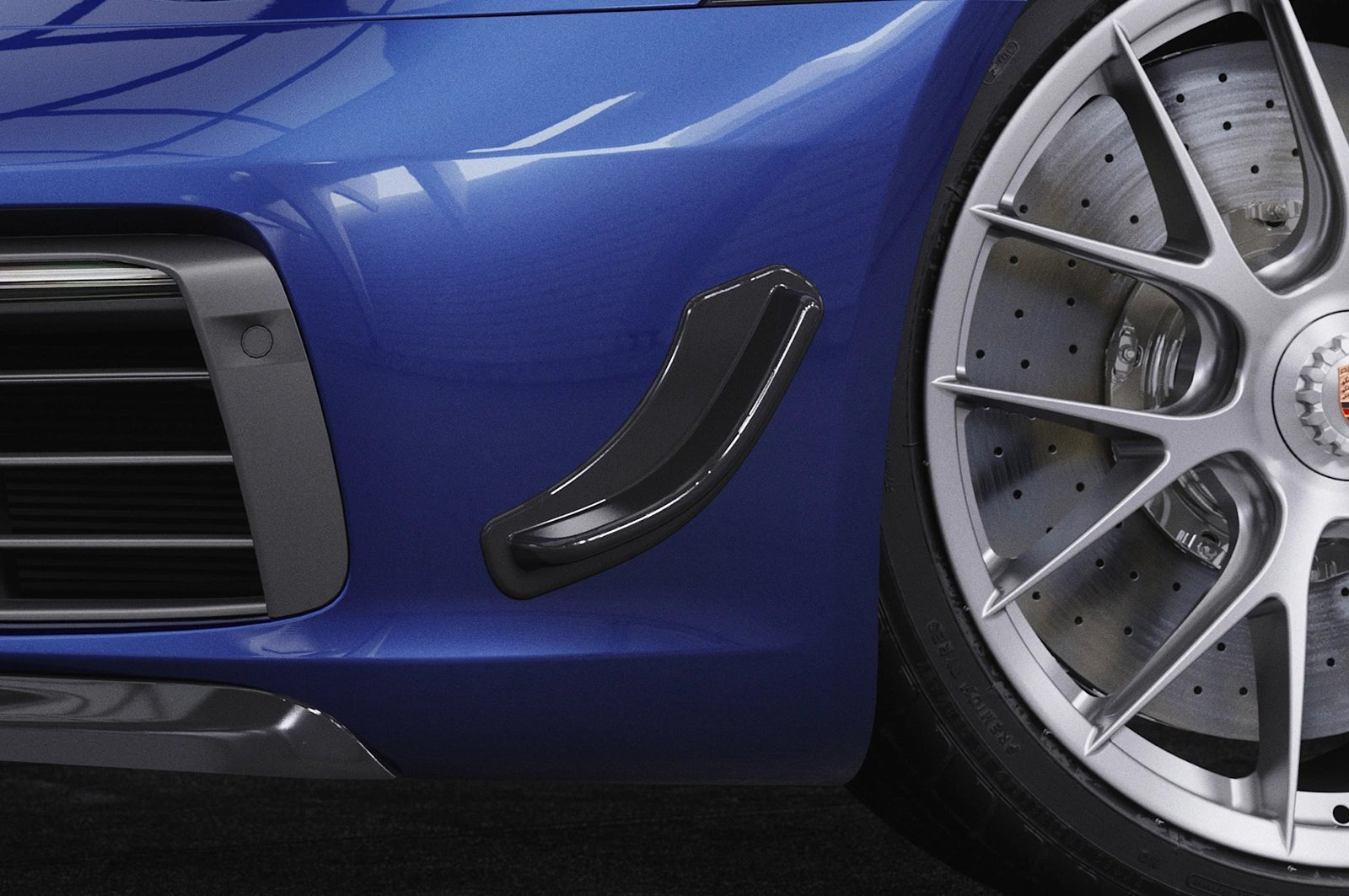 Canards de pare chocs avant homologués ABE pour Porsche 911 / 992/ 991 / 997 / 996, Boxster 981, Cayman 981C - KDMPARTS EUROPE TUNING STORE