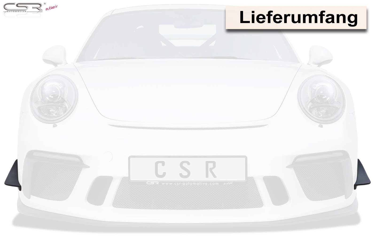 Canards de pare chocs avant pour Porsche 911/991 911/996 911/997 981 boxster - KDMPARTS EUROPE TUNING STORE