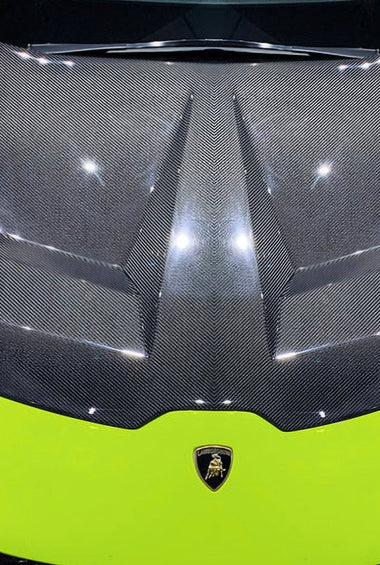 Capot avant en fibre de carbone de DMC pour Lamborghini Huracan Coupé et Spyder d'origine - KDMPARTS EUROPE TUNING STORE