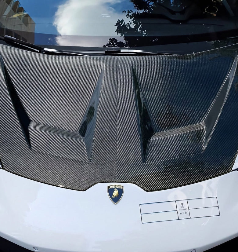 Capot avant en fibre de carbone, de DMC pour Lamborghini Huracan STO Coupé et Spyder - KDMPARTS EUROPE TUNING STORE