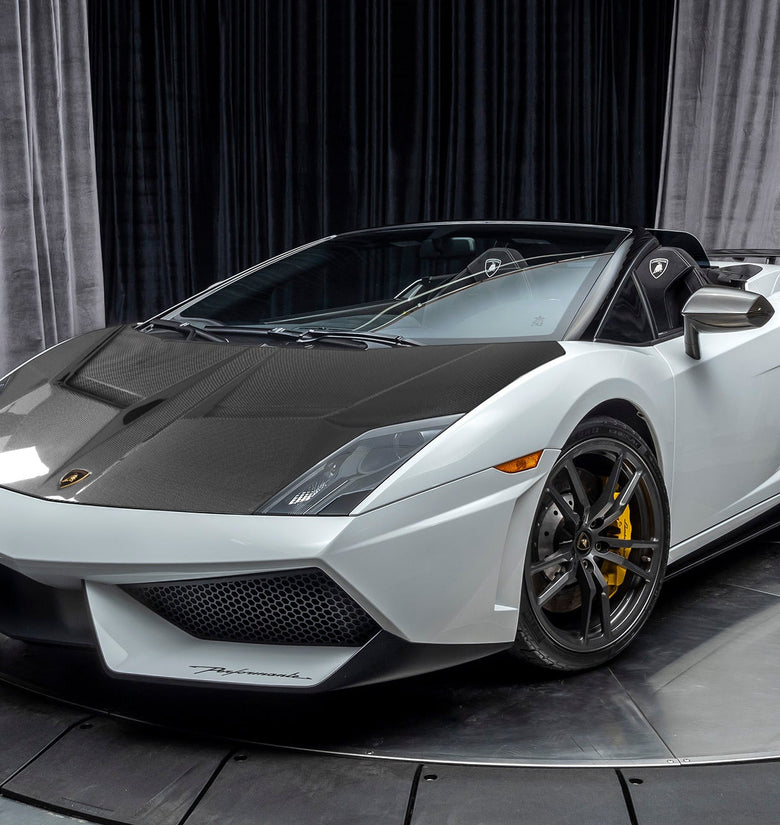 Capot avant en fibre de carbone DMC, remplace le capot moteur d'origine, pour Lamborghini Gallardo Coupé et Spyder - KDMPARTS EUROPE TUNING STORE