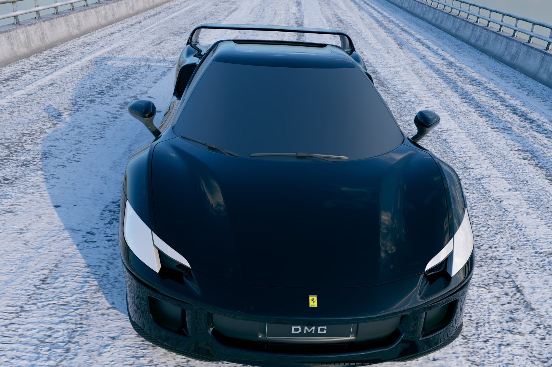 Capot avant en fibre de carbone Style « F40 » de DMC pour Ferrari 296 GTB / 296 Assetto Fiorano - KDMPARTS EUROPE TUNING STORE