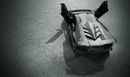 Capot moteur en fibre de carbone, de DMC pour Lamborghini LP750 SV Roadster - KDMPARTS EUROPE TUNING STORE