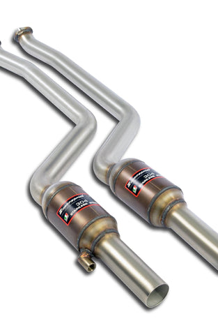 Catalyseurs métalliques Droit + Gauche 200 CPSI Supersprint pour BMW E46 - Tous les modèles (Pour conversion moteur N55) - KDMPARTS EUROPE TUNING STORE