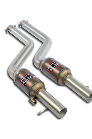 Catalyseurs métalliques Droit - Gauche + "X - Pipe" Supersprint pour BMW E46 - Tous les modèles (Pour conversion moteur N51 / N52 / N52N / N53) - KDMPARTS EUROPE TUNING STORE