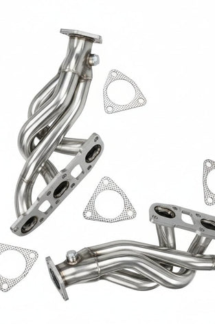 Collecteurs d'échappement DRW R - en acier inoxydable - pour Nissan 350Z Z33 / Infiniti G35 3.5L V6 - KDMPARTS EUROPE TUNING STORE