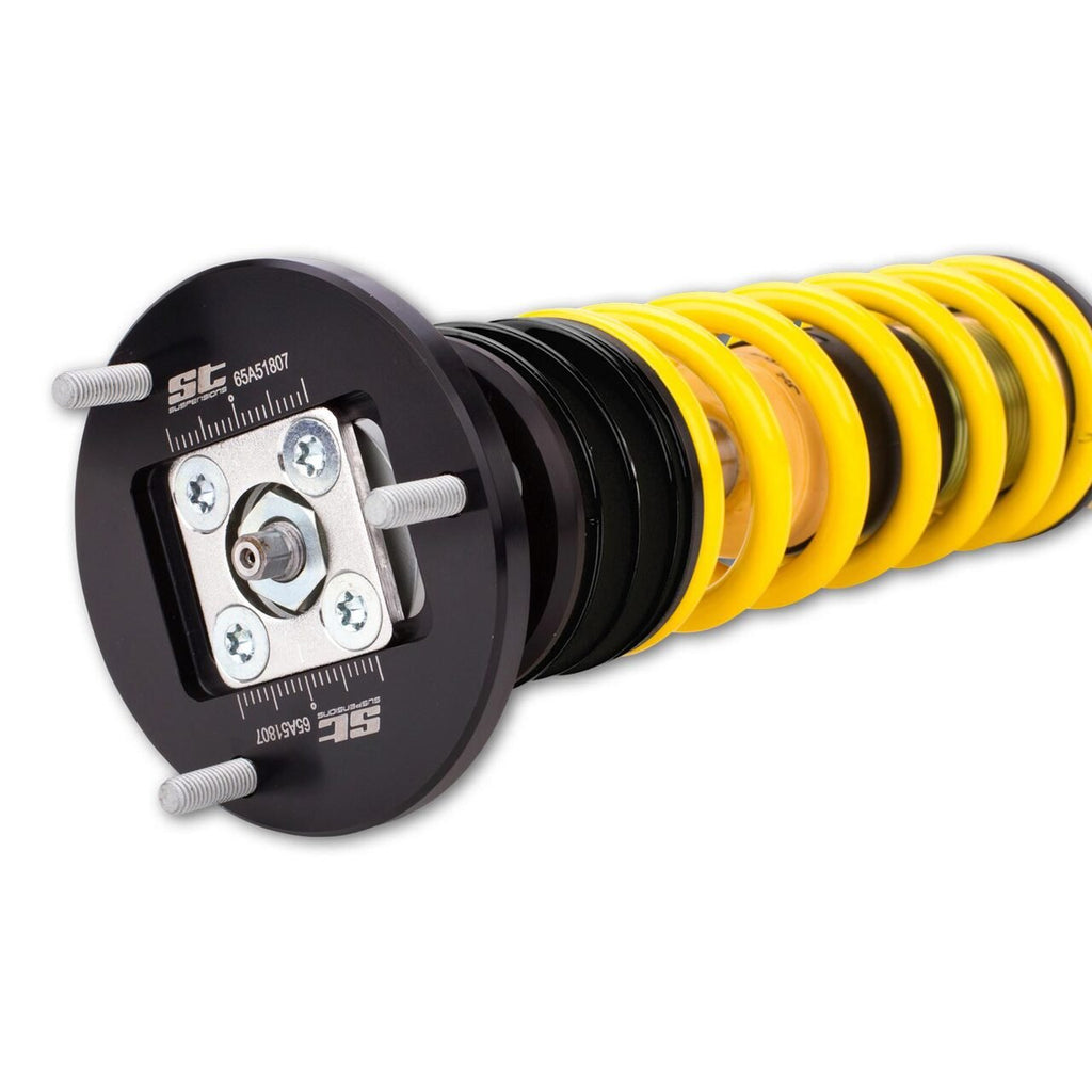 Combinés filetés ST XTA Pour MITSUBISHI LANCER VIII (CY_A, CZ_A, CZ0) (03/2007 - ) EVO X (CZ4A) - dureté réglable avec Coupelles supérieures - KDMPARTS EUROPE TUNING STORE