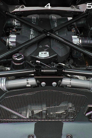 Compartiment moteur en fibre de carbone DMC pour Lamborghini Aventador Coupé et Roadster d'origine - KDMPARTS EUROPE TUNING STORE