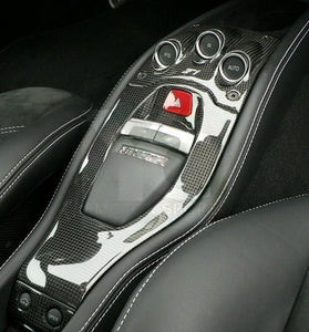 Console de commande du levier de vitesse pour Ferrari F458 Coupé Italia / Spider 2010 - 2014 en fibre de Carbone haute brillance - KDMPARTS EUROPE TUNING STORE
