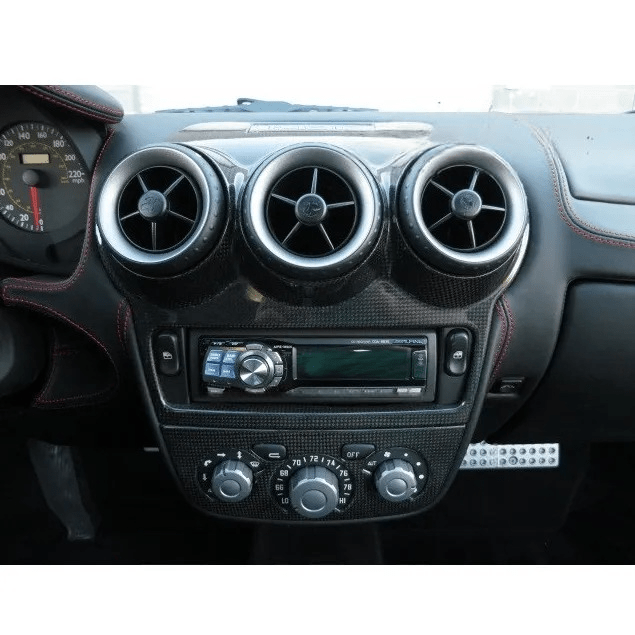 Couvercle de commande de climatisation pour Ferrari F430 coupé Spider Scuderia 16M en Fiber de carbone haute brillance - KDMPARTS EUROPE TUNING STORE