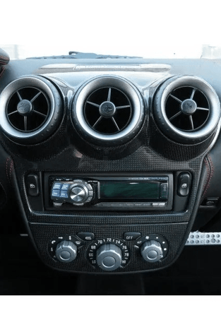 Couvercle de commande de climatisation pour Ferrari F430 coupé Spider Scuderia 16M en Fiber de carbone haute brillance - KDMPARTS EUROPE TUNING STORE